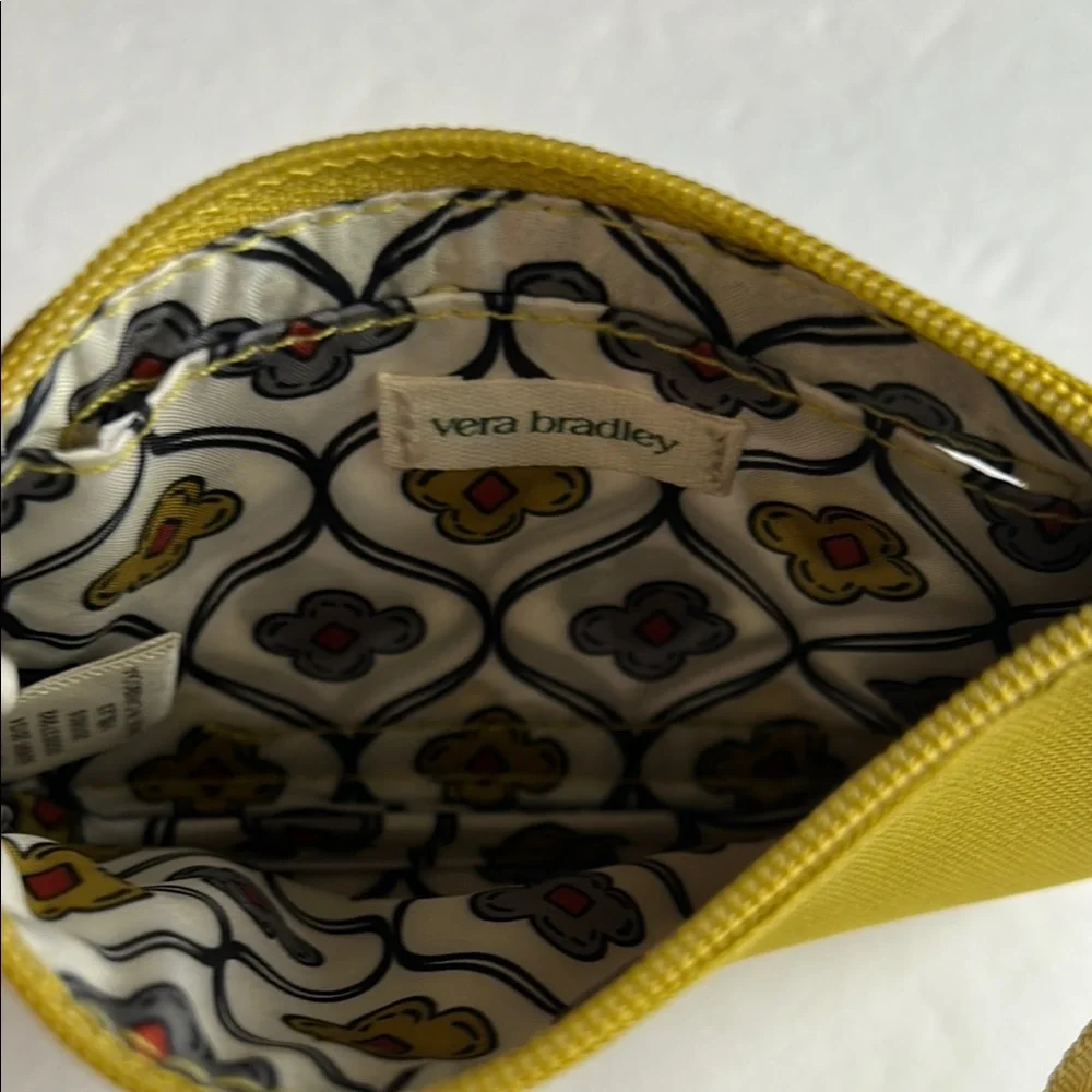 NWT Vera Bradley Golden Olive Zip ID Case